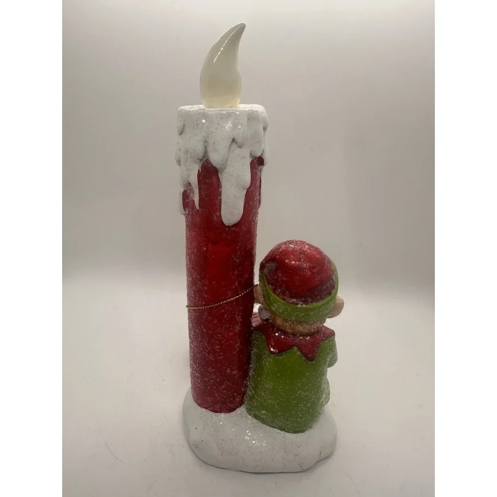 Mr Christmas Vintage LED Elf Candle 9.5